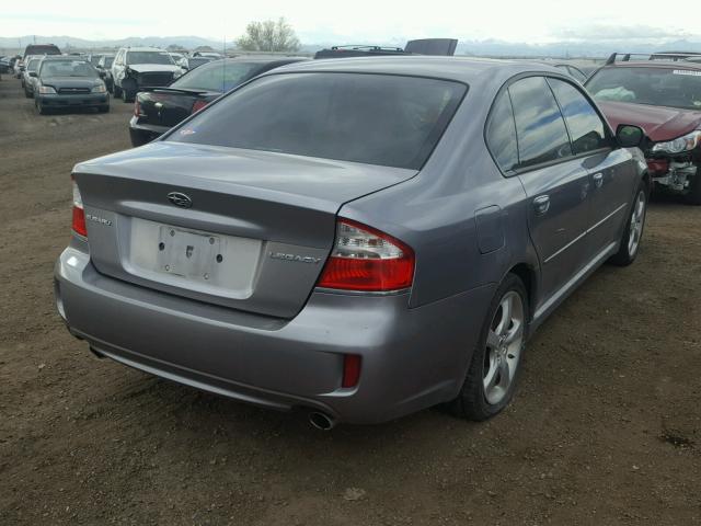 4S3BL616287212973 - 2008 SUBARU LEGACY 2.5 SILVER photo 4