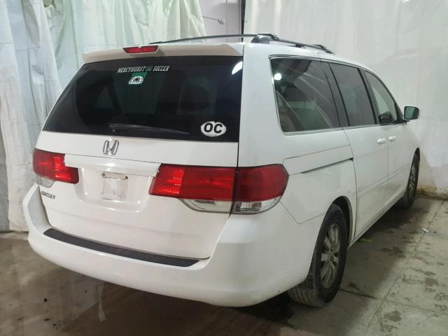 5FNRL384X8B011169 - 2008 HONDA ODYSSEY EX WHITE photo 4