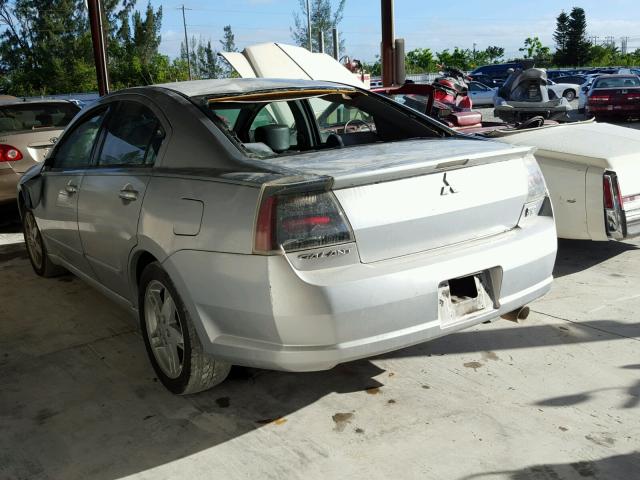 4A3AB76S94E152039 - 2004 MITSUBISHI GALANT GTS GRAY photo 3