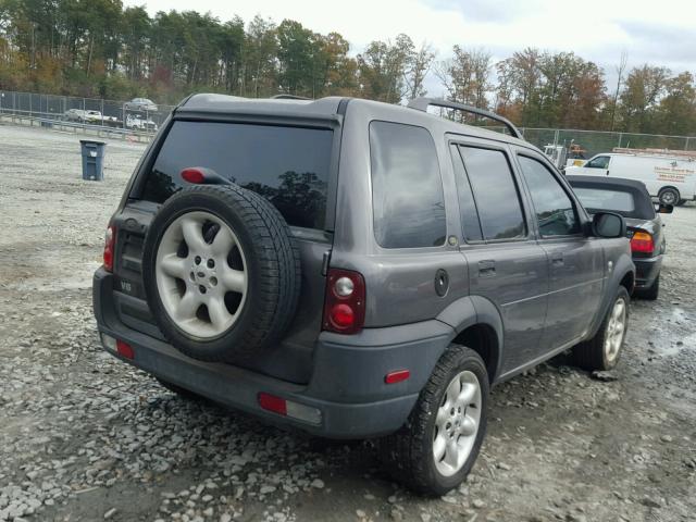 SALNY22252A376076 - 2002 LAND ROVER FREELANDER GRAY photo 4