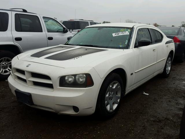 2B3KA43G36H492096 - 2006 DODGE CHARGER WHITE photo 2