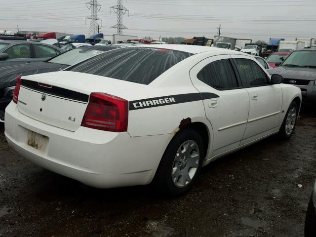 2B3KA43G36H492096 - 2006 DODGE CHARGER WHITE photo 4