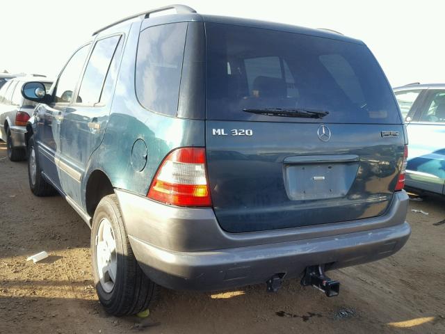 4JGAB54E6XA142273 - 1999 MERCEDES-BENZ ML 320 GREEN photo 3