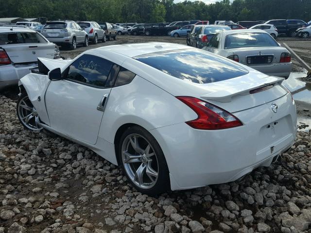 JN1AZ44E49M408694 - 2009 NISSAN 370Z WHITE photo 3