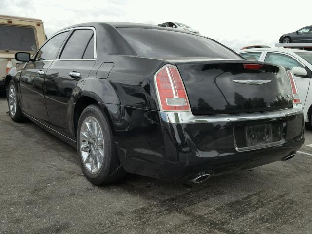 2C3CCAET9CH268112 - 2012 CHRYSLER 300C BLACK photo 3