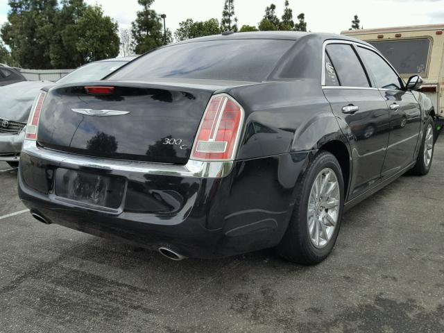 2C3CCAET9CH268112 - 2012 CHRYSLER 300C BLACK photo 4