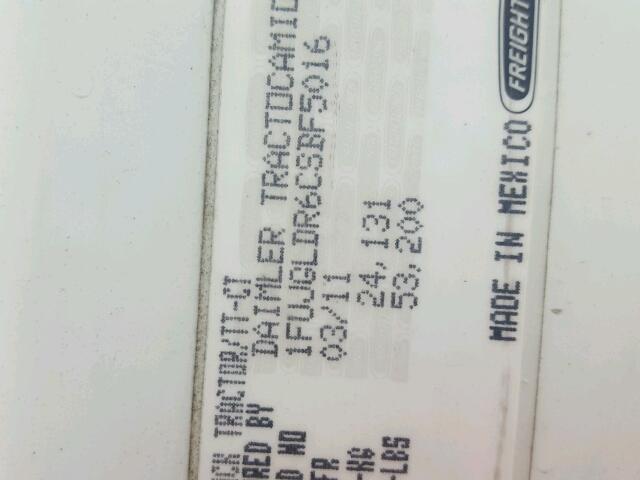 1FUJGLDR6CSBF5016 - 2012 FREIGHTLINER CASCADIA 1 WHITE photo 10