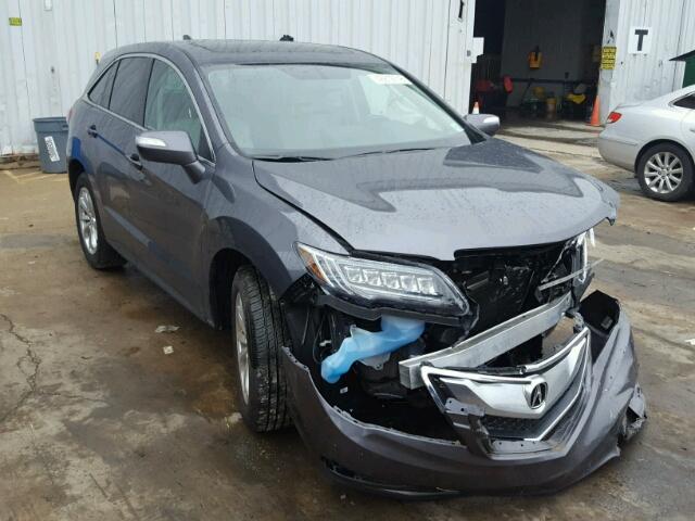 5J8TB4H54JL025466 - 2018 ACURA RDX TECHNO GRAY photo 1