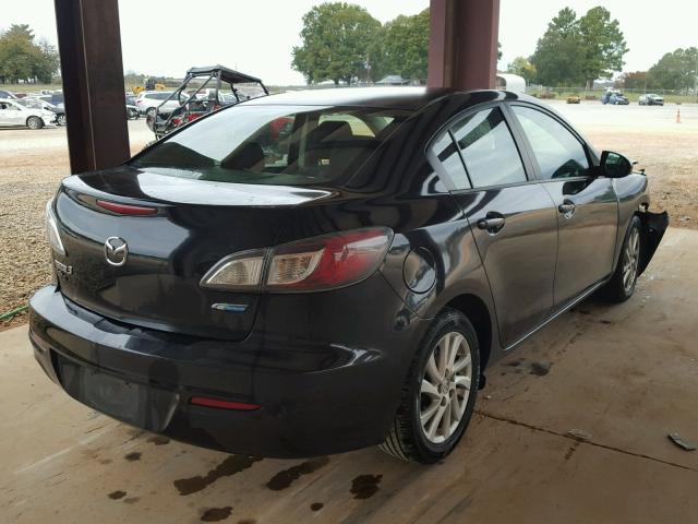 JM1BL1V8XC1558439 - 2012 MAZDA 3 I BLACK photo 4