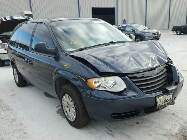 2A4GP44R67R245583 - 2007 CHRYSLER TOWN & COU BLUE photo 1