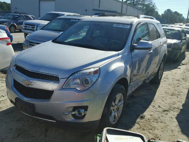 2CNALFEC1B6262682 - 2011 CHEVROLET EQUINOX LT SILVER photo 2