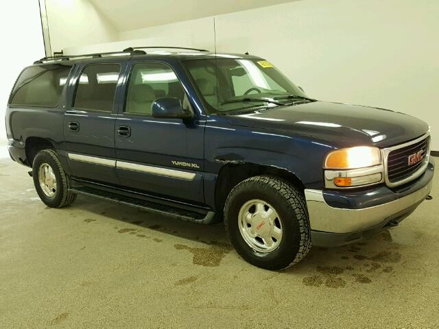 3GKFK16Z72G264979 - 2002 GMC YUKON XL K BLUE photo 1