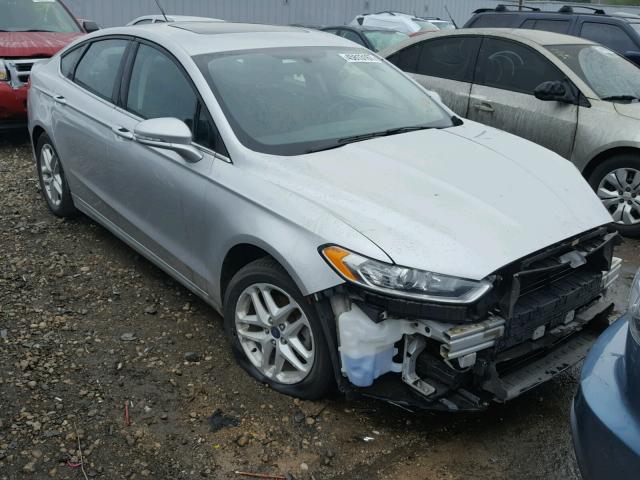 3FA6P0H71ER137498 - 2014 FORD FUSION SE SILVER photo 1