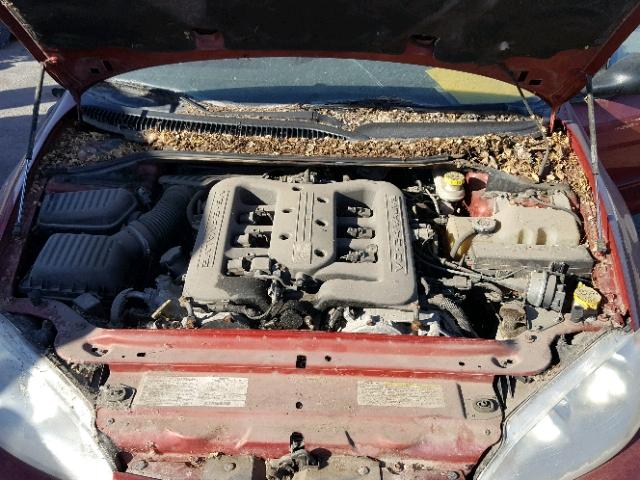 2B3HD56G82H272577 - 2002 DODGE INTREPID E RED photo 7