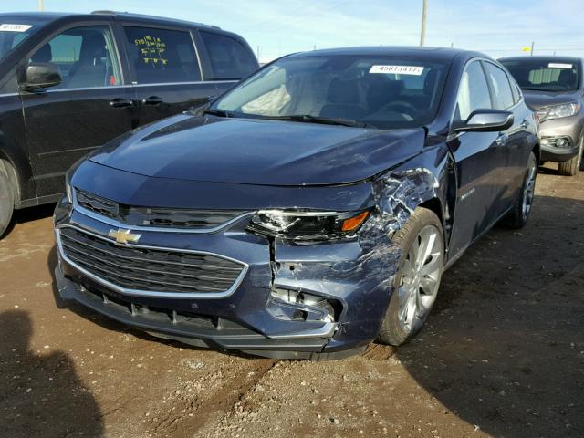 1G1ZH5SX5GF262622 - 2016 CHEVROLET MALIBU PRE BLUE photo 2