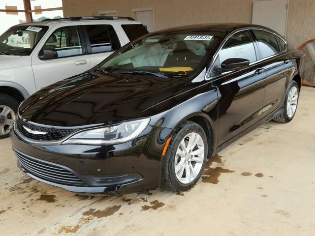 1C3CCCFBXGN182015 - 2016 CHRYSLER 200 LX BLACK photo 2