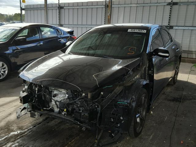 1N4AA5AP1DC836906 - 2013 NISSAN MAXIMA BLACK photo 2