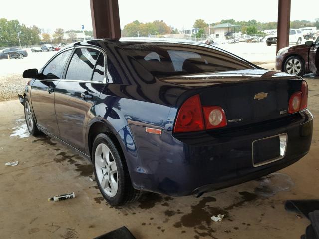 1G1ZA5E07A4103901 - 2010 CHEVROLET MALIBU ლურჯი ფოტო 3