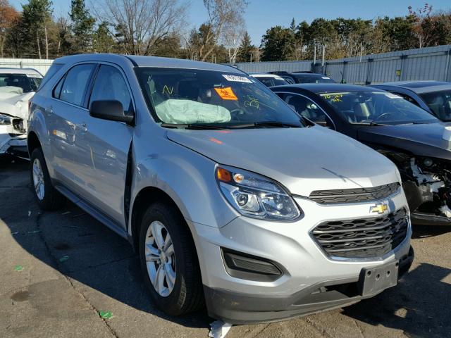 2GNALBEK2H1536697 - 2017 CHEVROLET EQUINOX LS SILVER photo 1