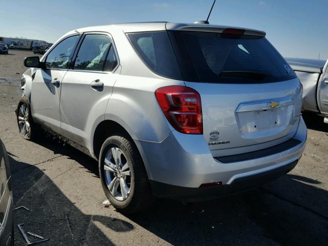 2GNALBEK2H1536697 - 2017 CHEVROLET EQUINOX LS SILVER photo 3