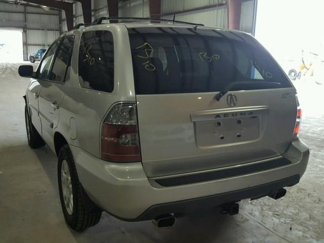 2HNYD18866H547778 - 2006 ACURA MDX TOURIN SILVER photo 3