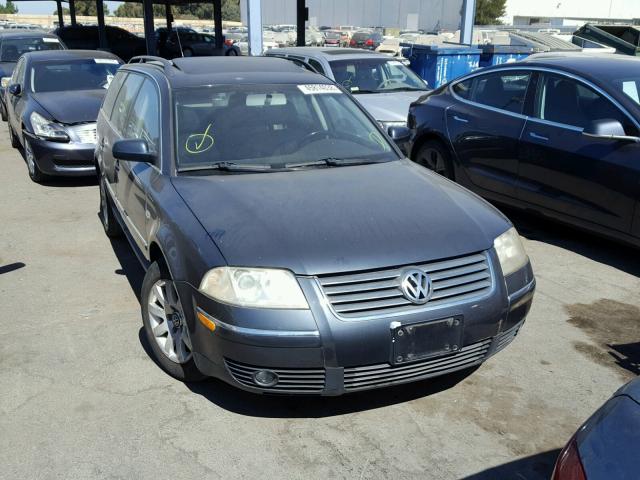 WVWVD63BX3E378179 - 2003 VOLKSWAGEN PASSAT GLS GRAY photo 1