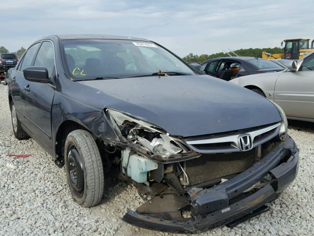 1HGCM55427A090350 - 2007 HONDA ACCORD GRAY photo 1