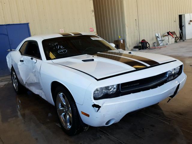 2B3CJ4DG0BH596574 - 2011 DODGE CHALLENGER WHITE photo 1