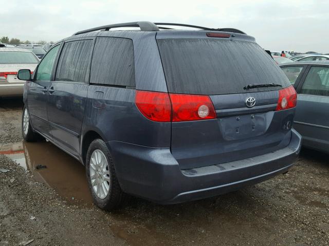 5TDYK4CC7AS297311 - 2010 TOYOTA SIENNA XLE BLUE photo 3