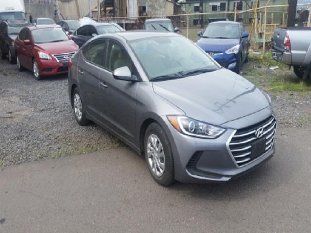 KMHD74LFXHU099401 - 2017 HYUNDAI ELANTRA GRAY photo 1