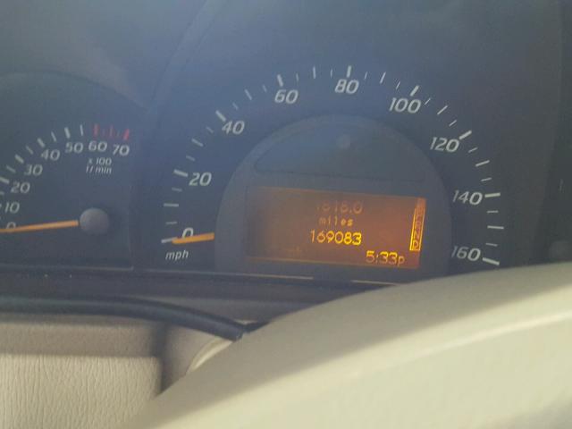 WDBRN40J73A402605 - 2003 MERCEDES-BENZ C BLACK photo 8