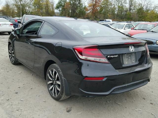 2HGFG3B05FH529714 - 2015 HONDA CIVIC EXL أسود صورة 3