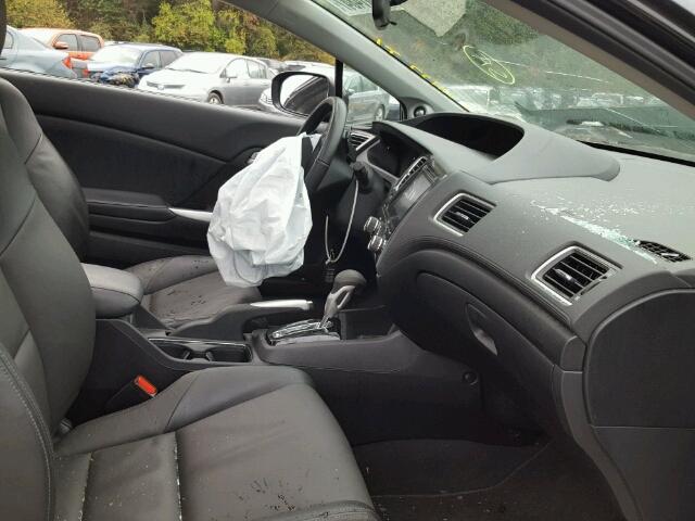 2HGFG3B05FH529714 - 2015 HONDA CIVIC EXL أسود صورة 5