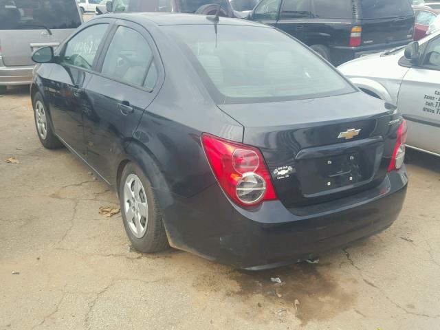 1G1JB5SH1E4239127 - 2014 CHEVROLET SONIC LS GRAY photo 3