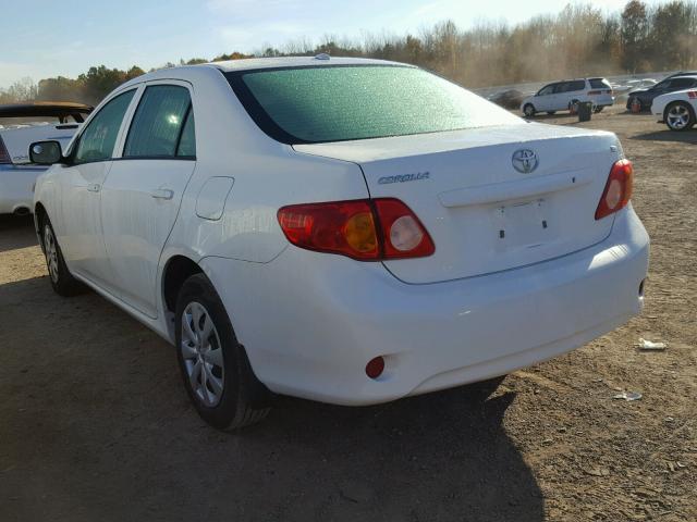 2T1BU40E29C190418 - 2009 TOYOTA COROLLA BA WHITE photo 3