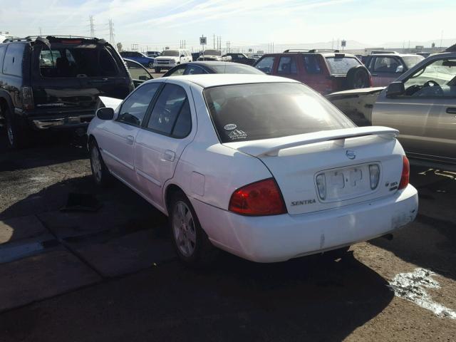 3N1CB51D56L637566 - 2006 NISSAN SENTRA 1.8 WHITE photo 3