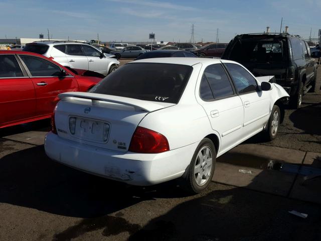 3N1CB51D56L637566 - 2006 NISSAN SENTRA 1.8 WHITE photo 4