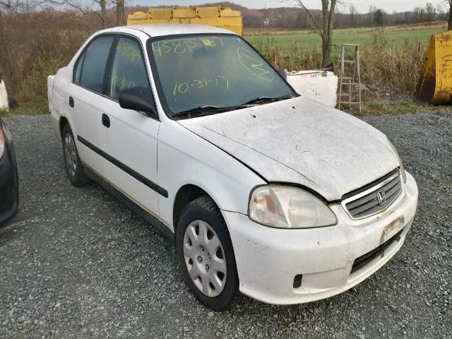 2HGEJ6677XH580736 - 1999 HONDA CIVIC LX WHITE photo 1