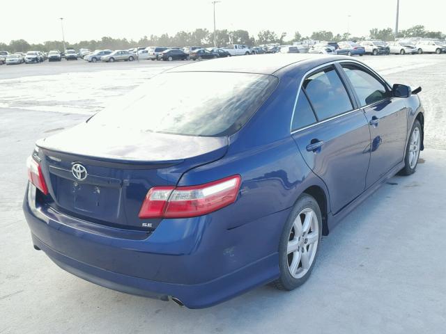 4T1BK46KX7U031709 - 2007 TOYOTA CAMRY NEW BLUE photo 4