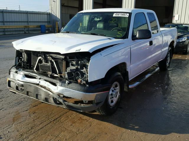 2GCEK19T541316622 - 2004 CHEVROLET SILVERADO WHITE photo 2