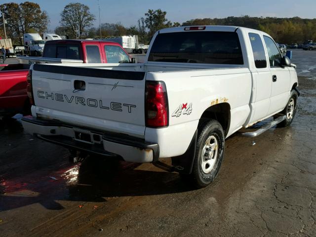 2GCEK19T541316622 - 2004 CHEVROLET SILVERADO WHITE photo 4