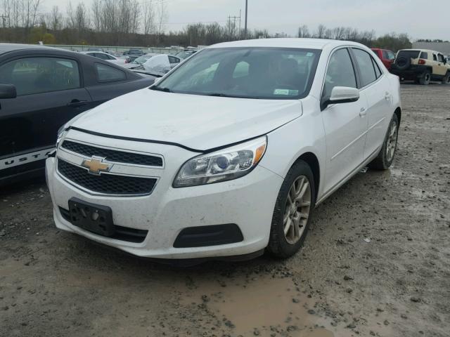 1G11C5SAXDF193431 - 2013 CHEVROLET MALIBU 1LT WHITE photo 2