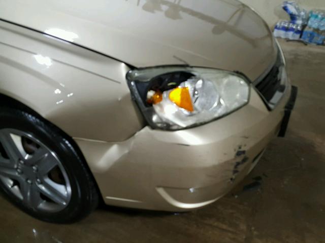 1G1ZS63866F243977 - 2006 CHEVROLET MALIBU BROWN photo 9