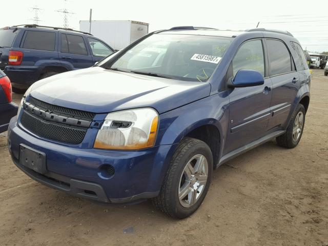 2CNDL33F486020762 - 2008 CHEVROLET EQUINOX LT BLUE photo 2