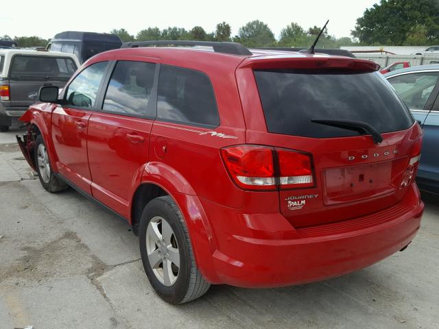 3C4PDCAB6DT566807 - 2013 DODGE JOURNEY RED photo 3