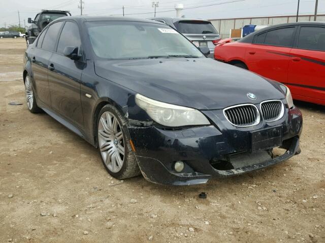 WBANW53509CT55414 - 2009 BMW 550 I BLUE photo 1