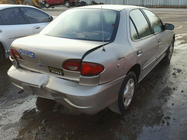 1G1JC524817168866 - 2001 CHEVROLET CAVALIER B GRAY photo 4