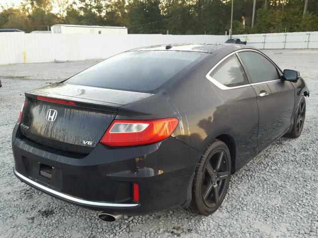 1HGCT2A87DA007467 - 2013 HONDA ACCORD EXL BLACK photo 4