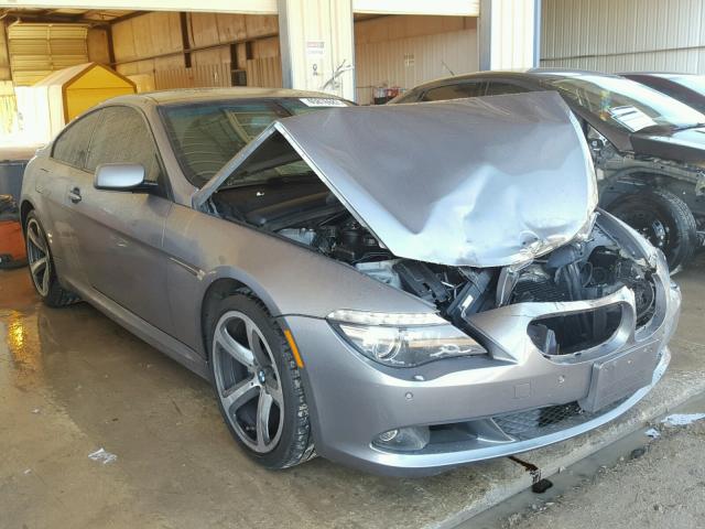 WBAEA53558CV91733 - 2008 BMW 650 I GRAY photo 1