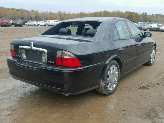 1LNHM87A54Y637652 - 2004 LINCOLN LS BLACK photo 4